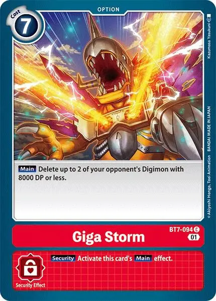 Giga Storm card art