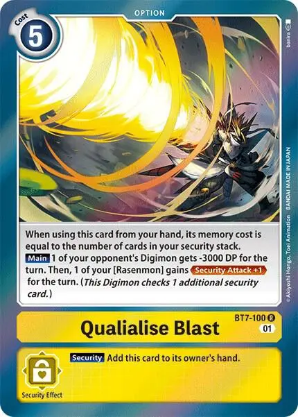 Qualialise Blast card art