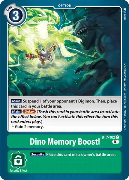 Dino Memory Boost! card art