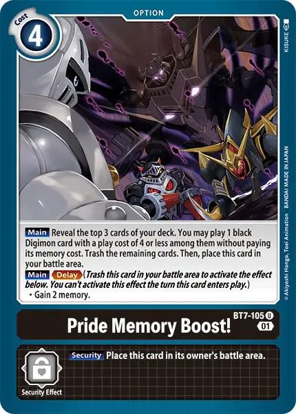 Pride Memory Boost! card art