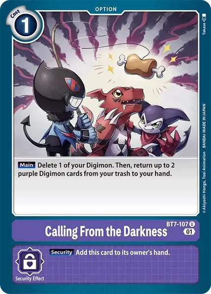 Calling From the Darkness card art