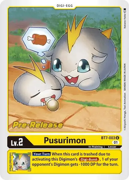 Pusurimon card art
