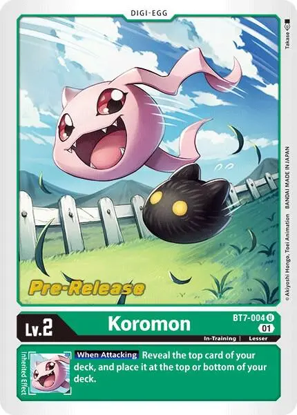 Koromon card art