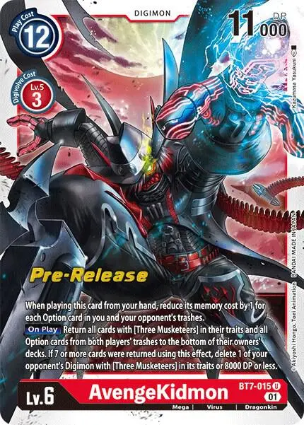 AvengeKidmon card art