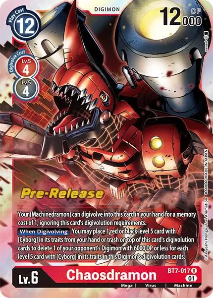 Chaosdramon card art