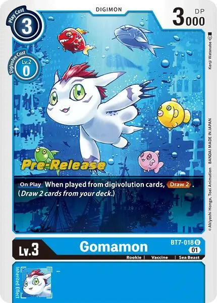 Gomamon card art