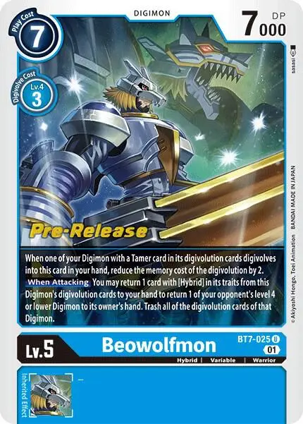 Beowolfmon card art