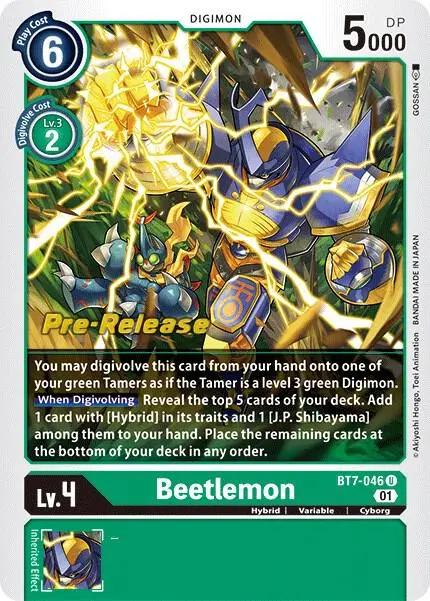 Beetlemon card art