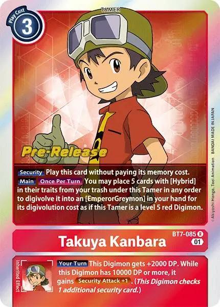 Takuya Kanbara card art