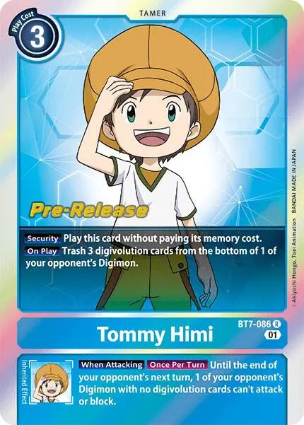Tommy Himi card art