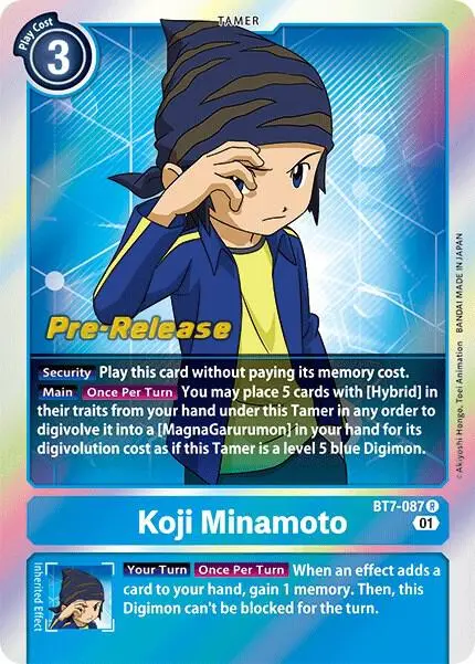 Koji Minamoto card art
