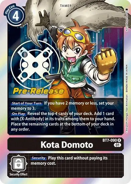 Kota Domoto card art