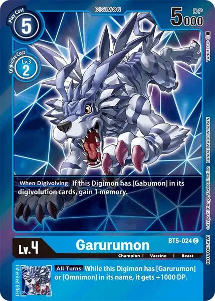 Garurumon (Event Pack 2) card art