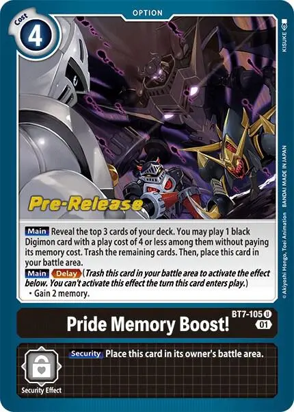 Pride Memory Boost! card art
