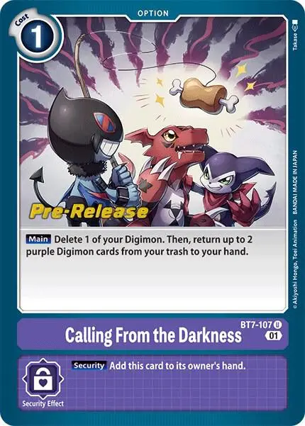 Calling From the Darkness card art
