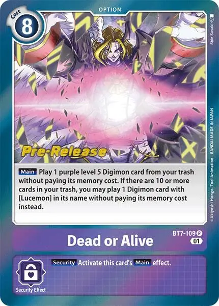 Dead or Alive card art