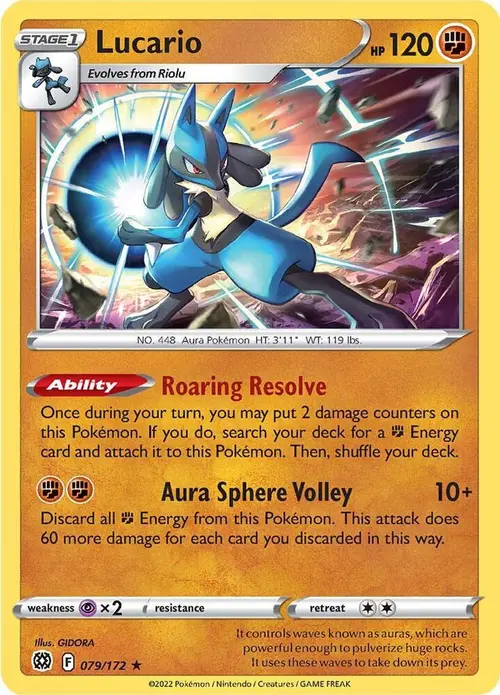 Lucario card art