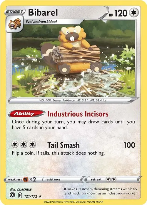Bibarel card art
