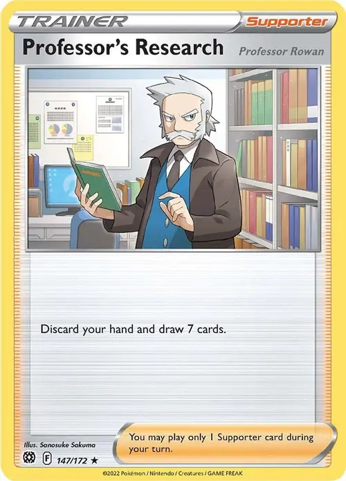 Professor's Research card art