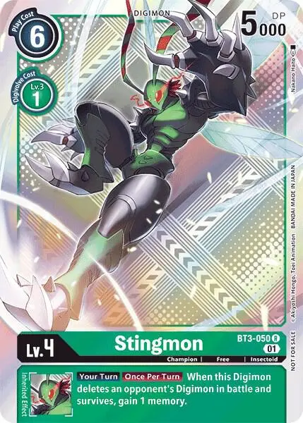 Stingmon - BT3-050 (Official Tournament Pack Vol.4) card art