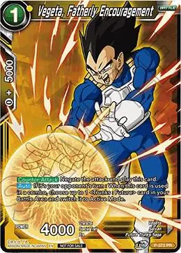 Vegeta, Fatherly Encouragement (Tournament Pack Vol. 7) card art