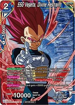 SSG Vegeta, Divine Restraint (Tournament Pack Vol. 7) (Winner) card art