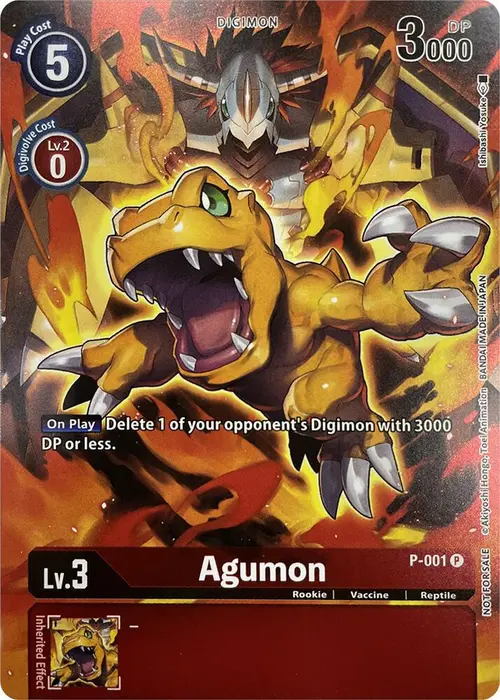Agumon - P-001 (Tamer's Evolution Box 2) card art