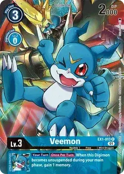 Veemon (Tamer's Evolution Box 2) card art
