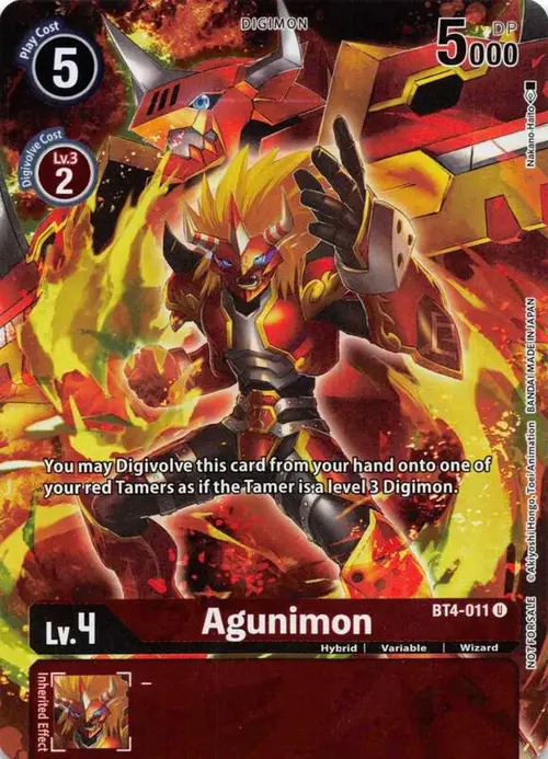 Agunimon (Tamer's Evolution Box 2) card art