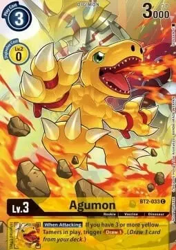 Agumon - BT2-033 (Tamer's Evolution Box 2) card art