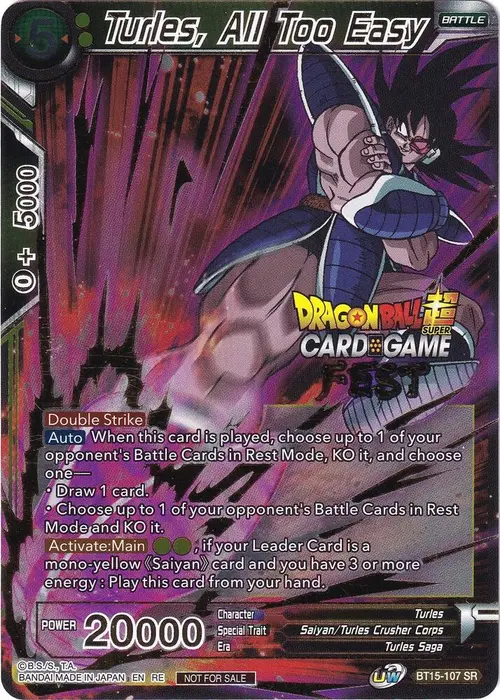 Turles, All Too Easy (Card Game Fest 2022) card art