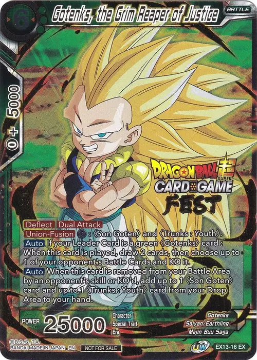 Gotenks, the Grim Reaper of Justice (Card Game Fest 2022) card art