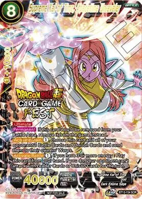 Supreme Kai of Time, Spacetime Unraveler (Card Game Fest 2022) card art