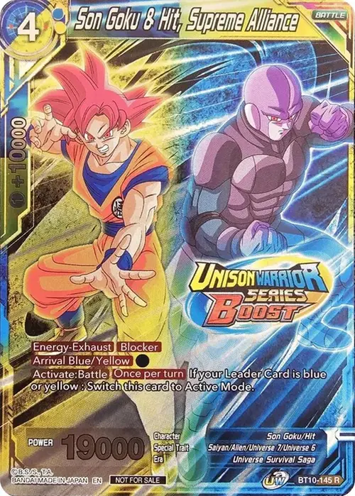 Son Goku & Hit, Supreme Alliance (Event Pack 08) (Alternate Foil) card art