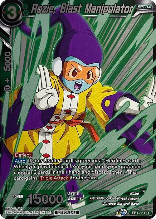 Rozie, Blast Manipulator (Event Pack 09) (Alternate Foil) card art