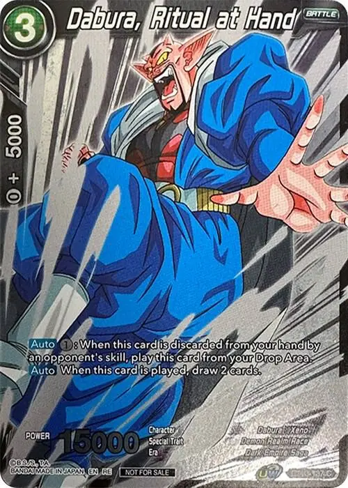 Dabura, Ritual at Hand (Event Pack 09) (Alternate Foil) card art