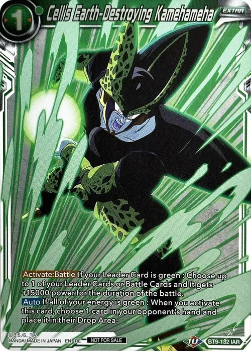 Cell's Earth-Destroying Kamehameha (Event Pack 09) (Alternate Foil) card art