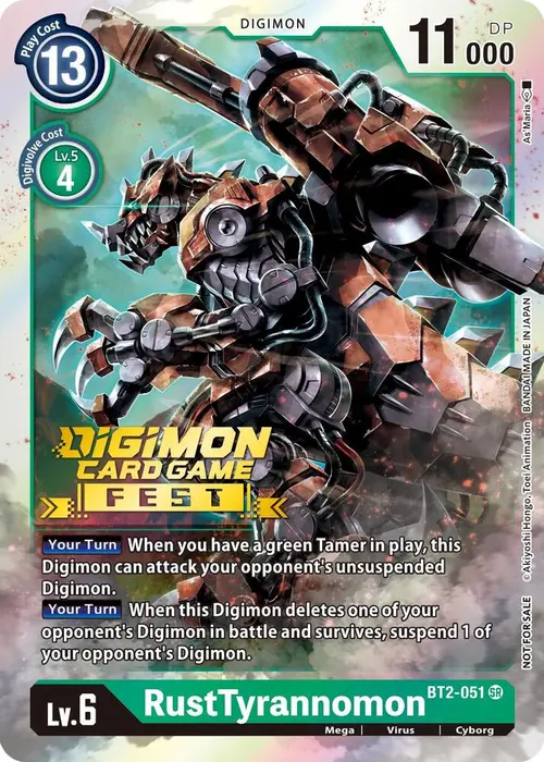 RustTyrannomon (Digimon Card Game Fest 2022) card art
