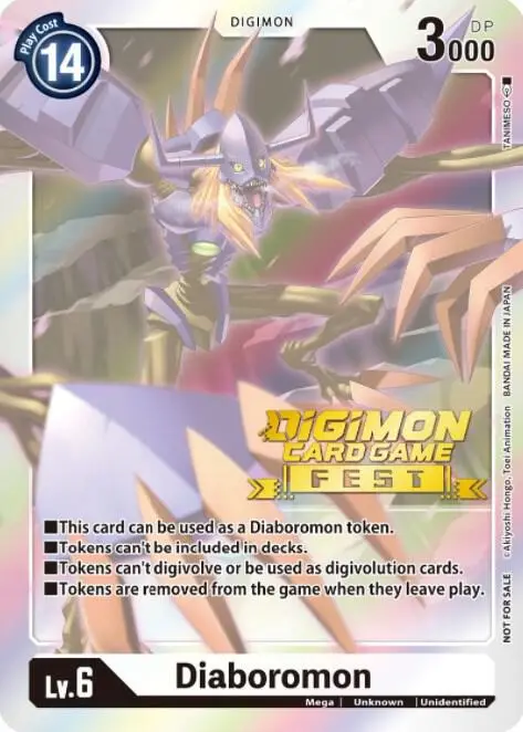 Diaboromon Token (Digimon Card Game Fest 2022) card art