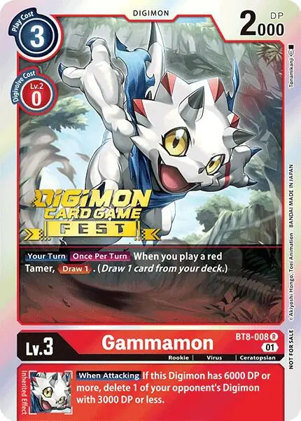 Gammamon (Digimon Card Game Fest 2022) card art