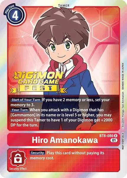 Hiro Amanokawa (Digimon Card Game Fest 2022) card art