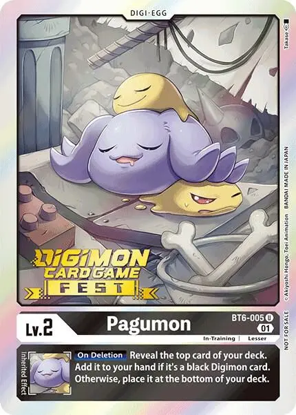 Pagumon (Digimon Card Game Fest 2022) card art