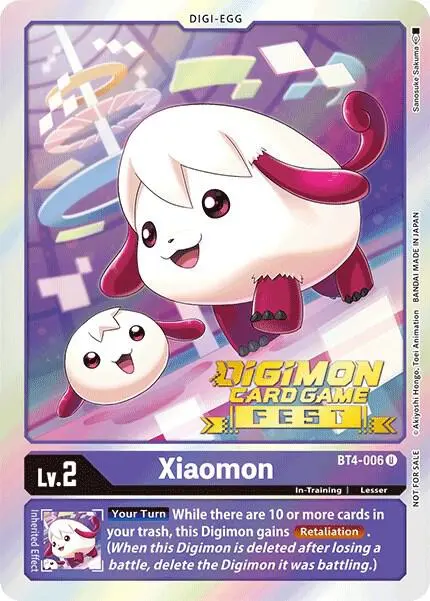 Xiaomon (Digimon Card Game Fest 2022) card art