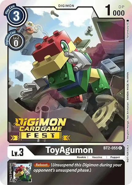 ToyAgumon (Digimon Card Game Fest 2022) card art