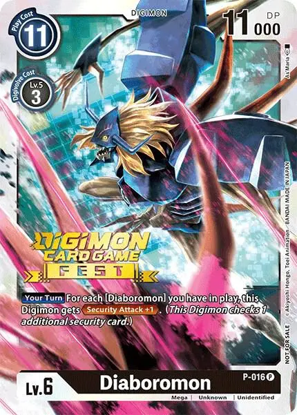Diaboromon - P-016 (Digimon Card Game Fest 2022) card art