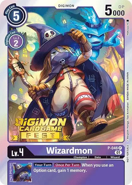 Wizardmon (Digimon Card Game Fest 2022) card art