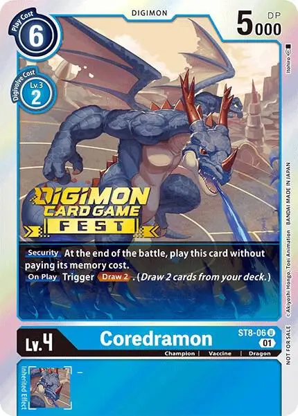 Coredramon (Digimon Card Game Fest 2022) card art