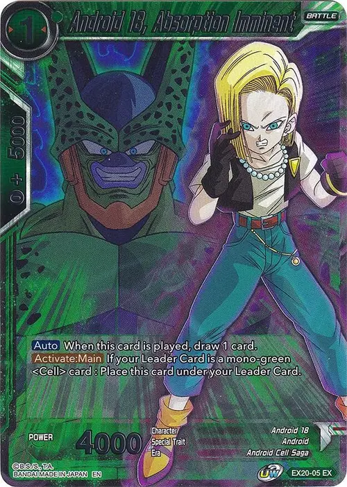 Android 18, Absorption Imminent card art