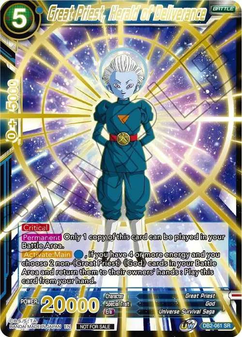 Great Priest, Herald of Deliverance (Alternate Art) card art