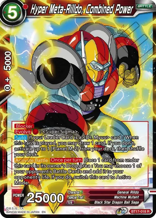 Hyper Meta-Rilldo, Combined Power card art